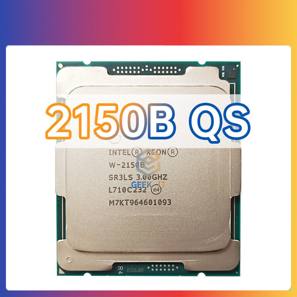 Intel Xeon W-2150B QS 3.0GHz 10-Cores 20-Threads 13.75MB 120W LGA2066 C422 CPU
