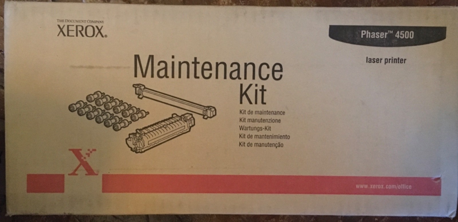 NEW FACTORY SEALED XEROX PHASER 4500 MAINTENANCE KIT