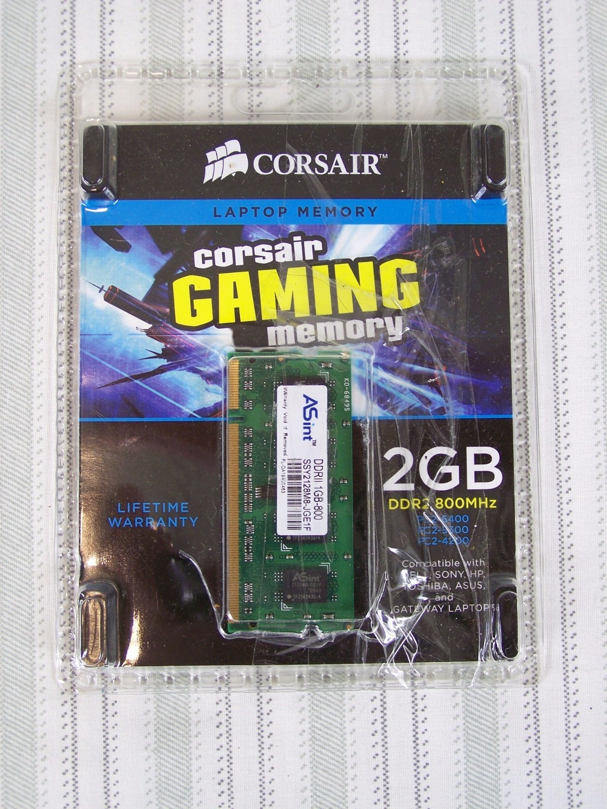 ASint DDRII DDR2 1gb 800 SSY2128M8-JGE1F Memory Card Stick