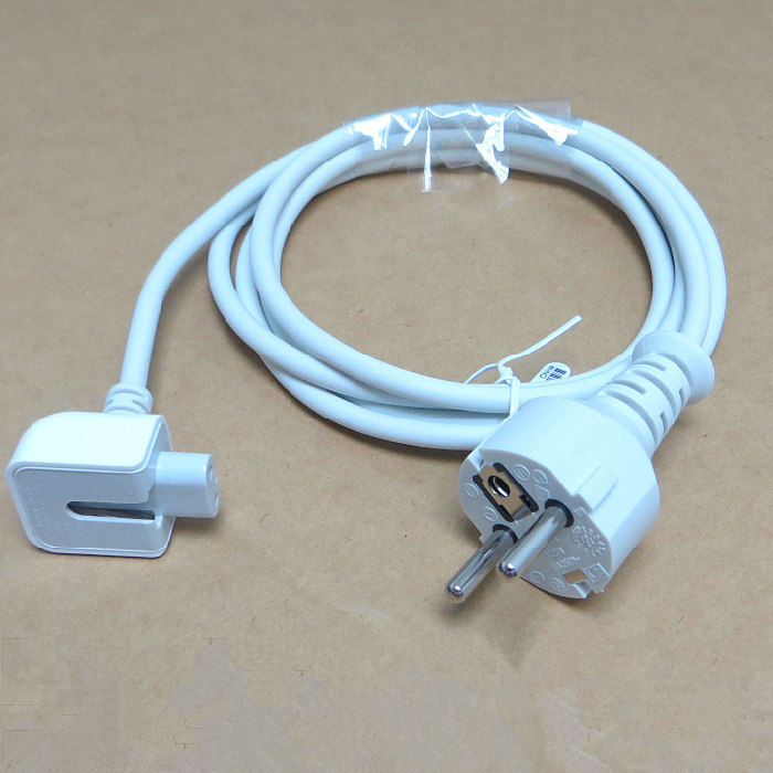 European EU PLUG AC Extension Cable Cord for Apple Mac Book Pro Power Adapter