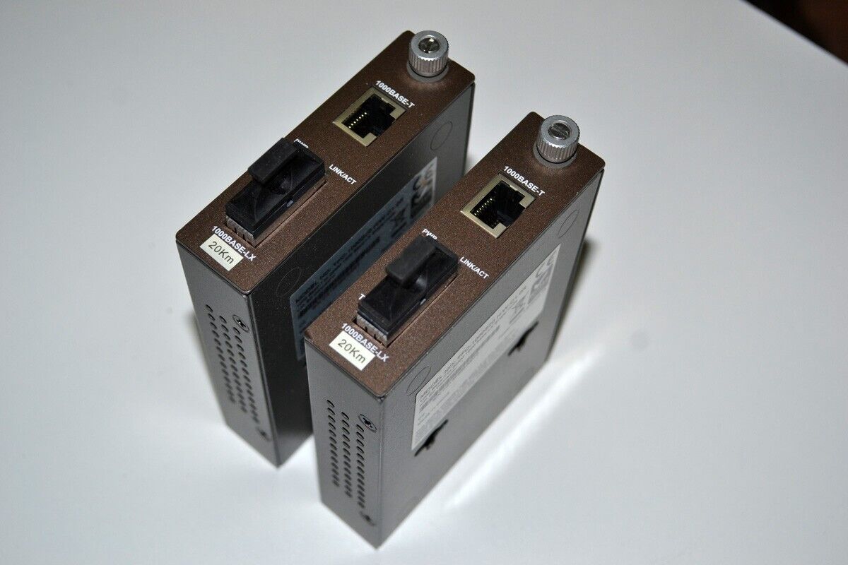 (2) TRENDnet TFC-1000S20 - media converter TFC-1000S20