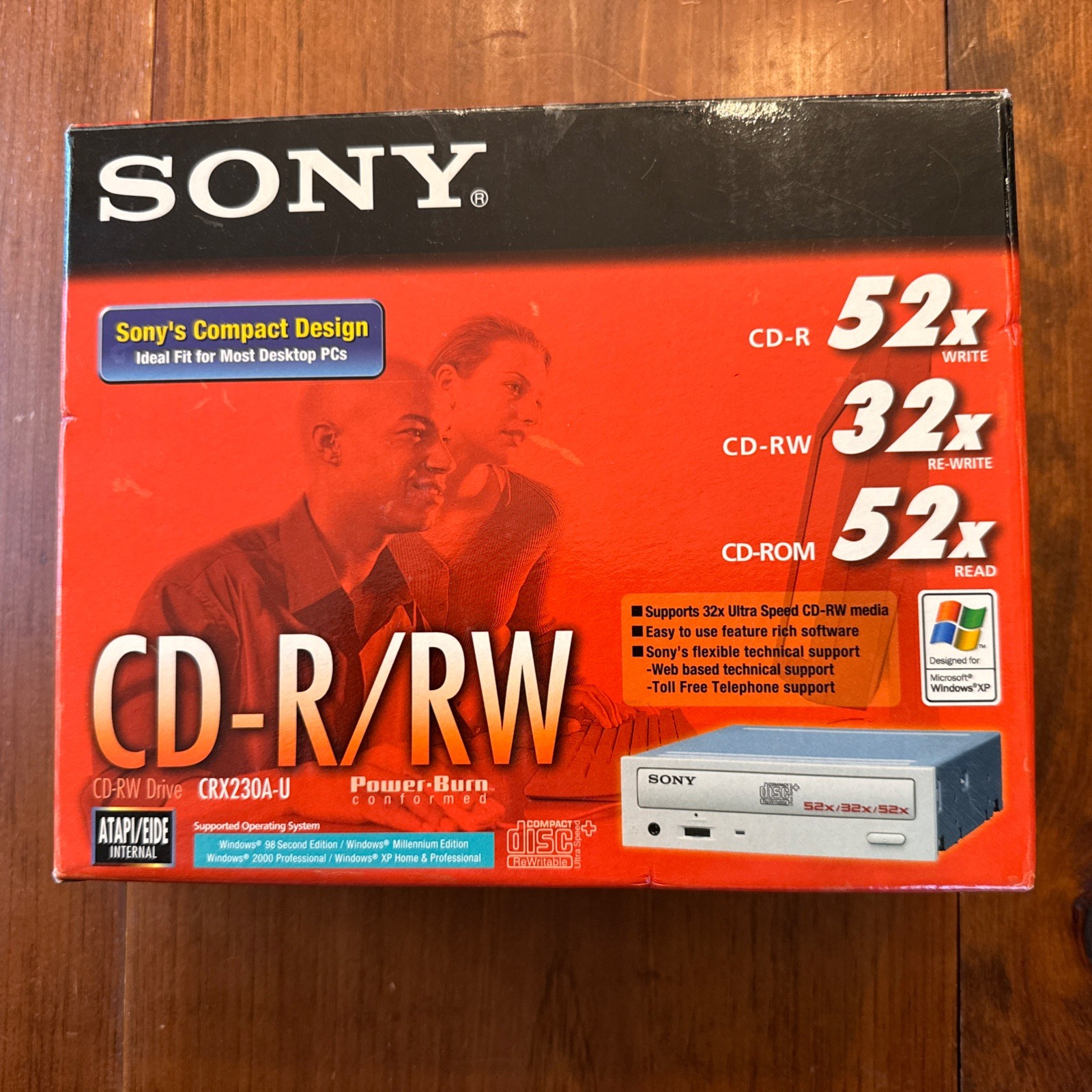 Sony CD-R/RW internal CD Recorder Writer Drive 52X 32X 52X  # CRX230A-U  Sealed