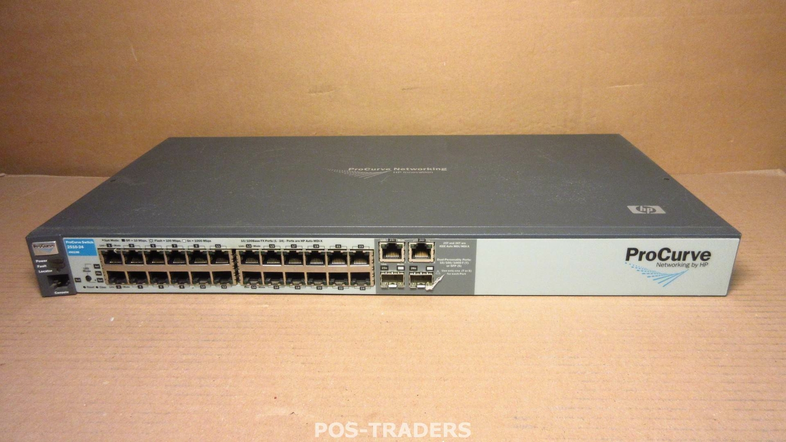 HP J9019B 2510-24 ProCurve Network Switch 24-Port 10/100 + 2x Dual Personality