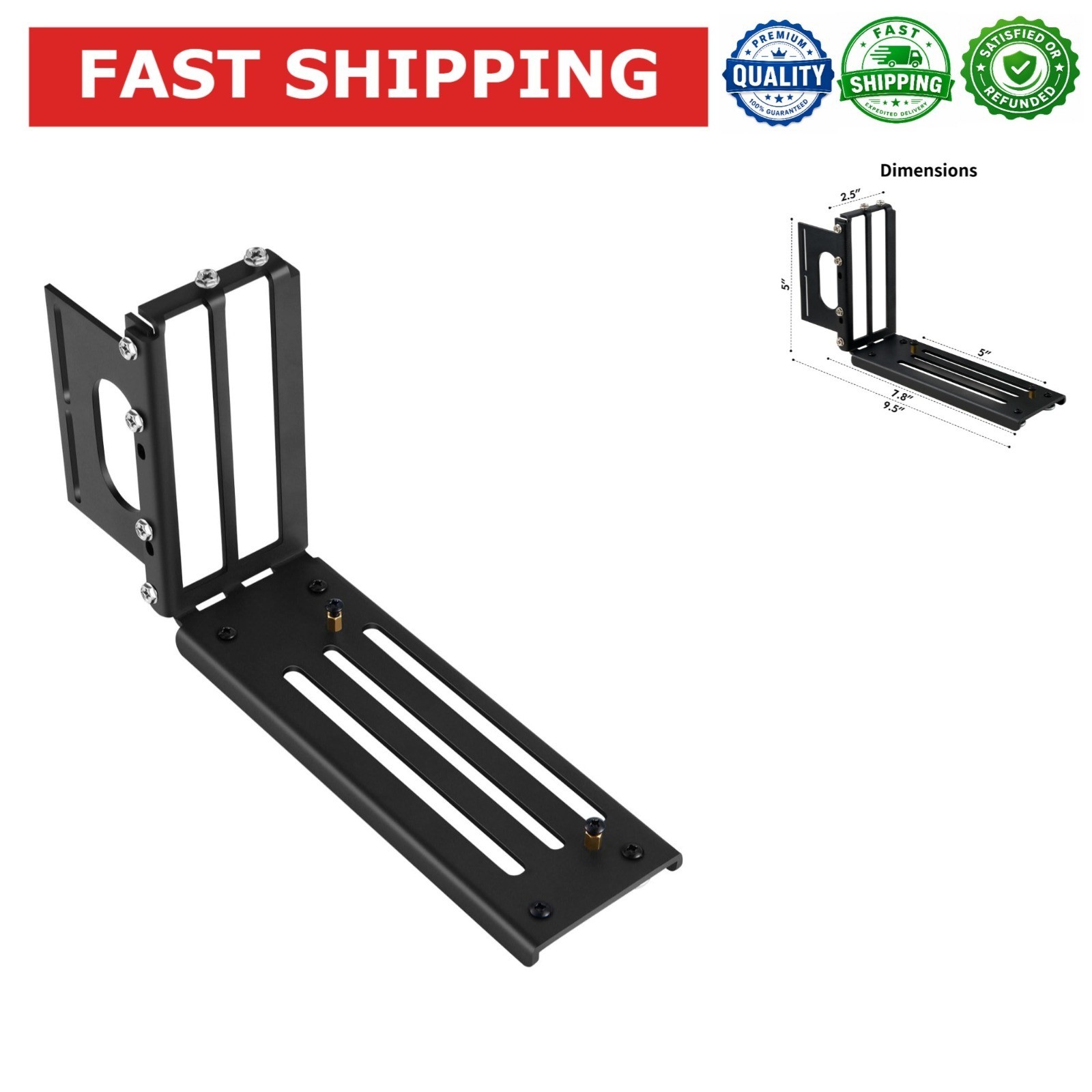 ConnBull Vertical GPU Mount Bracket Kit for PCIE 5.0 Graphics Cards