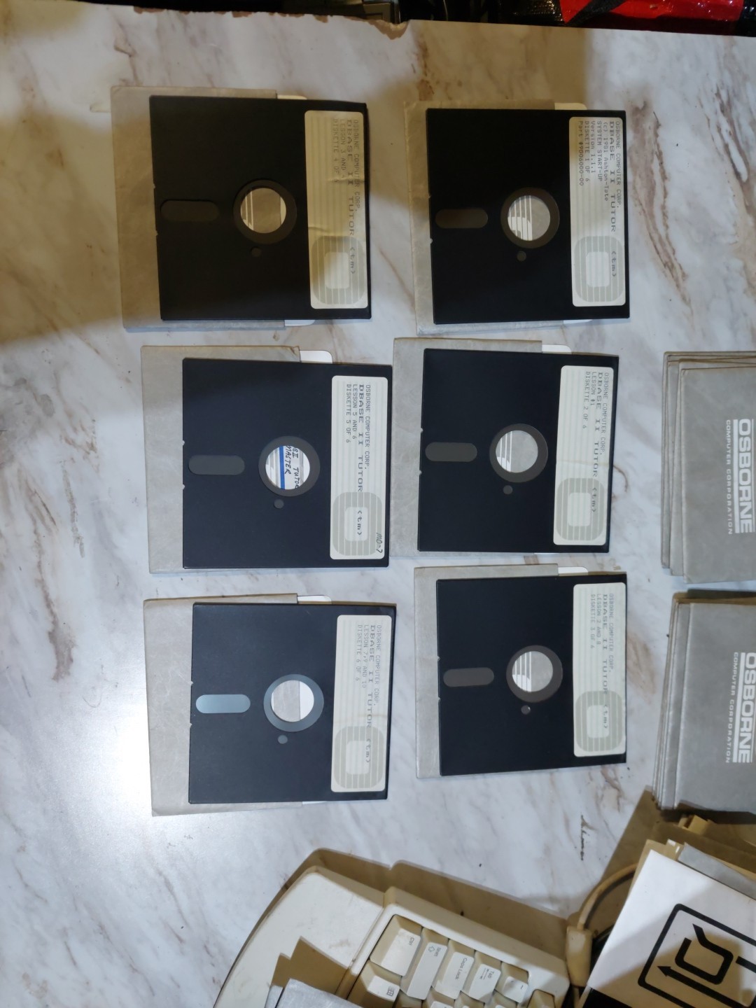 Osborne 1 Software. See Pictures For Titles. OEM. MASTER INCLUDED 