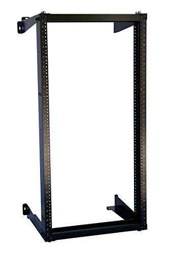 12U Wall Mount Open Frame 19'' Server Equipment Rack Threaded 15 inch depth Blac