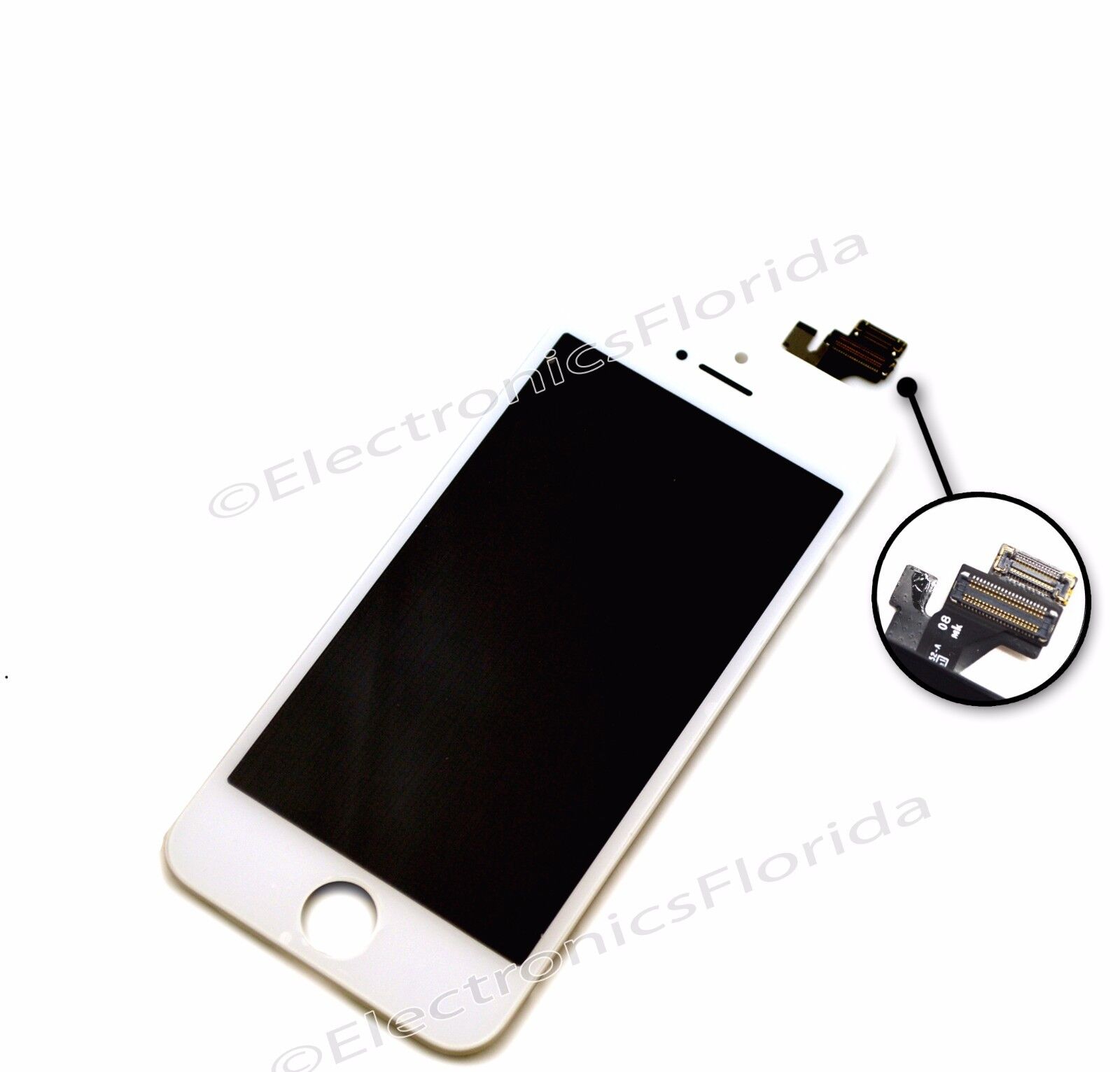 White LCD Screen Replacement Digitizer Glass Assembly For iPhone 5 Premium