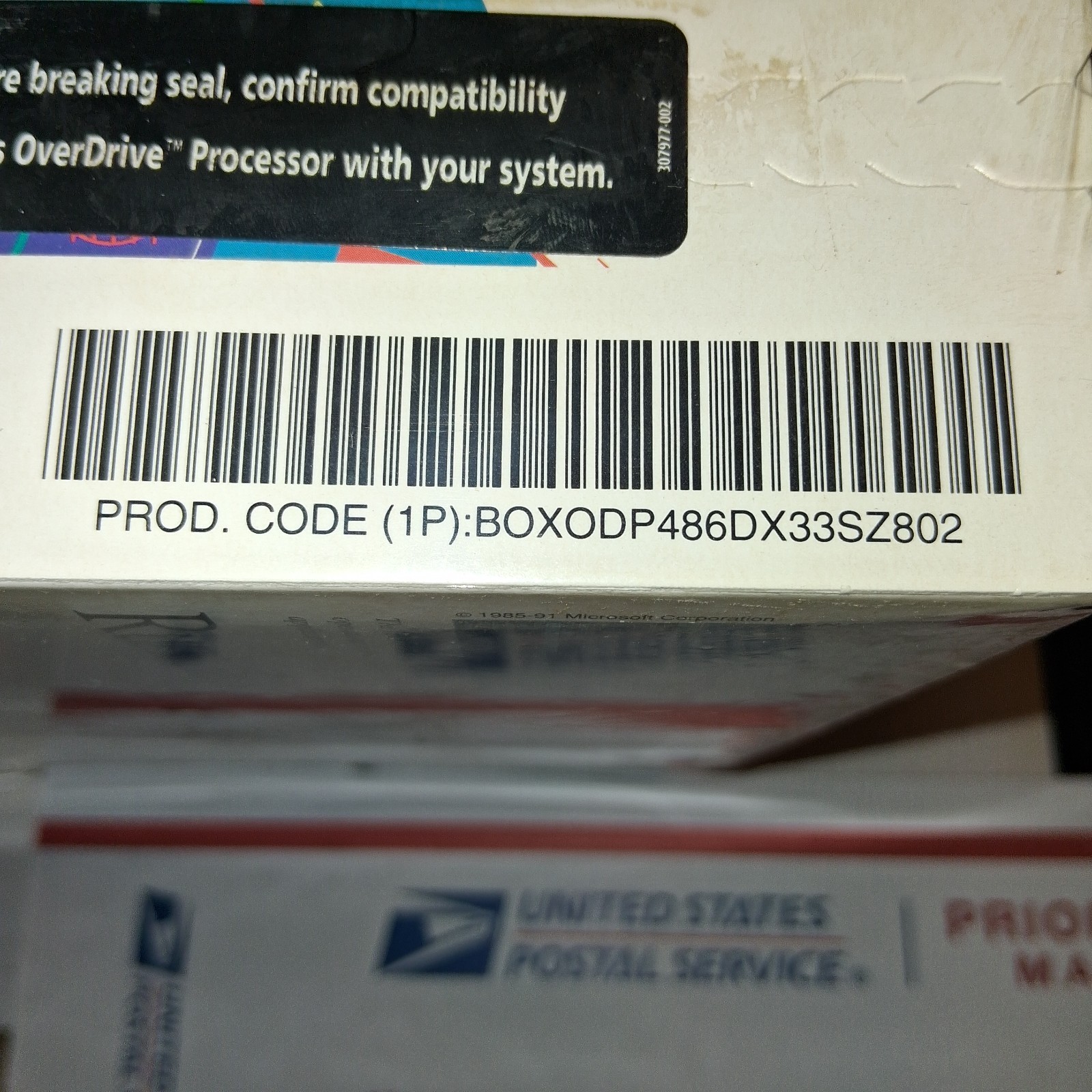 Intel OverDrive ODP 486DX-33 SZ802 CPU Processor  NIB