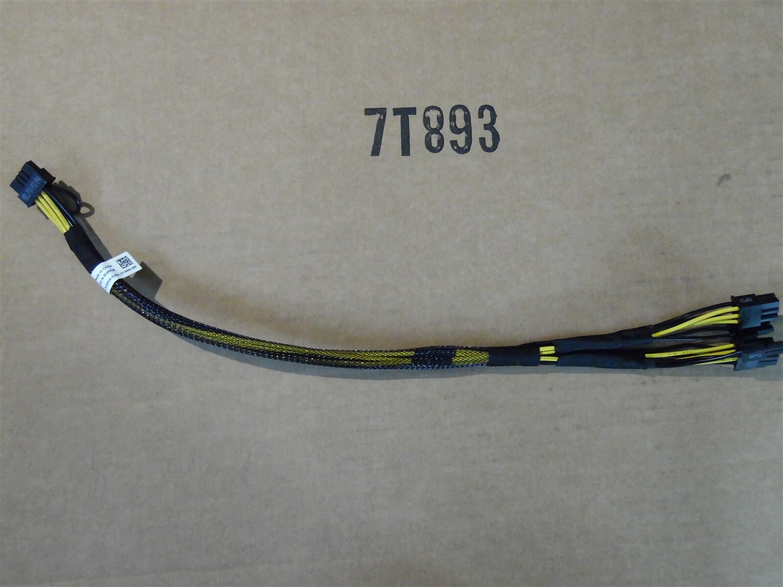 DELL EMC POWEREDGE R7525 R750 R750XS GPU POWER CABLE 16" 12 PIN TO 8+8 DPHJ8
