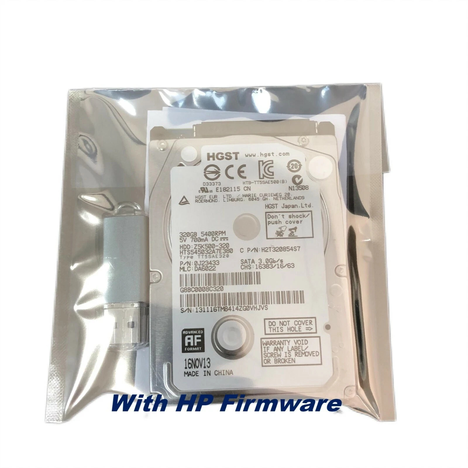 A2W79-67901 Fit for HP Color Laserjet M880 / M855 Hard Disk Drive Firwmare 320G