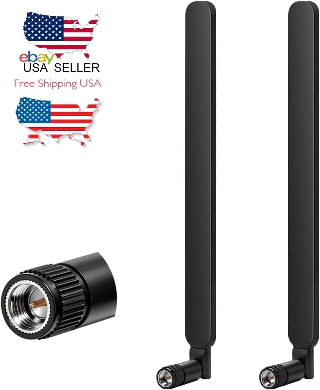 2PCS Security Camera Haloview Backup Camera Dual Band SMA Male WiFi Antenna