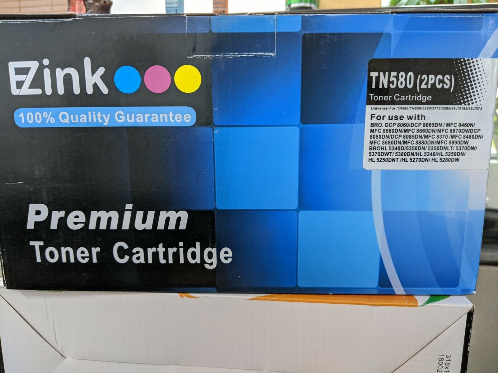EZink TN580 cartridge (2pc)