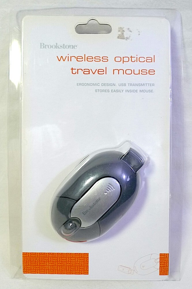 Brookstone Wireless Optical Travel Mouse - 535872