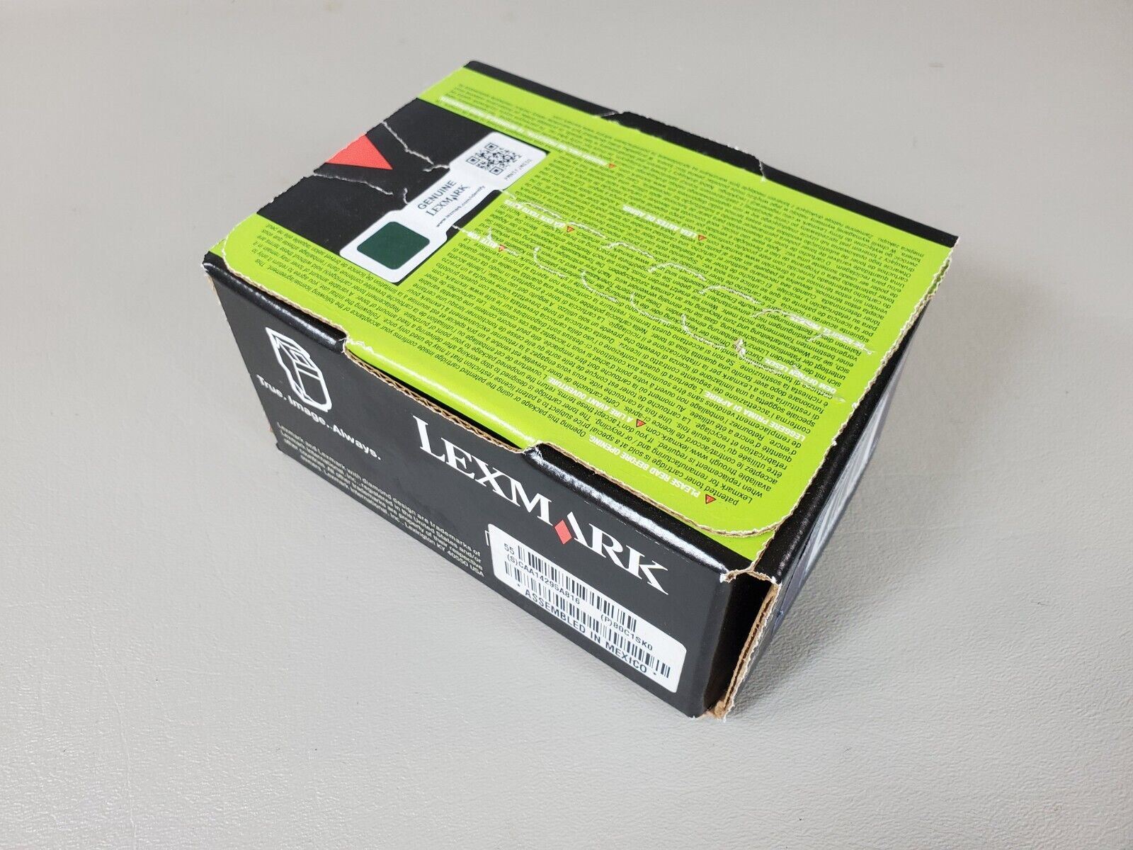 Lexmark 801SK Black Toner Cartridge (CX310, CX410, CX510) Original New