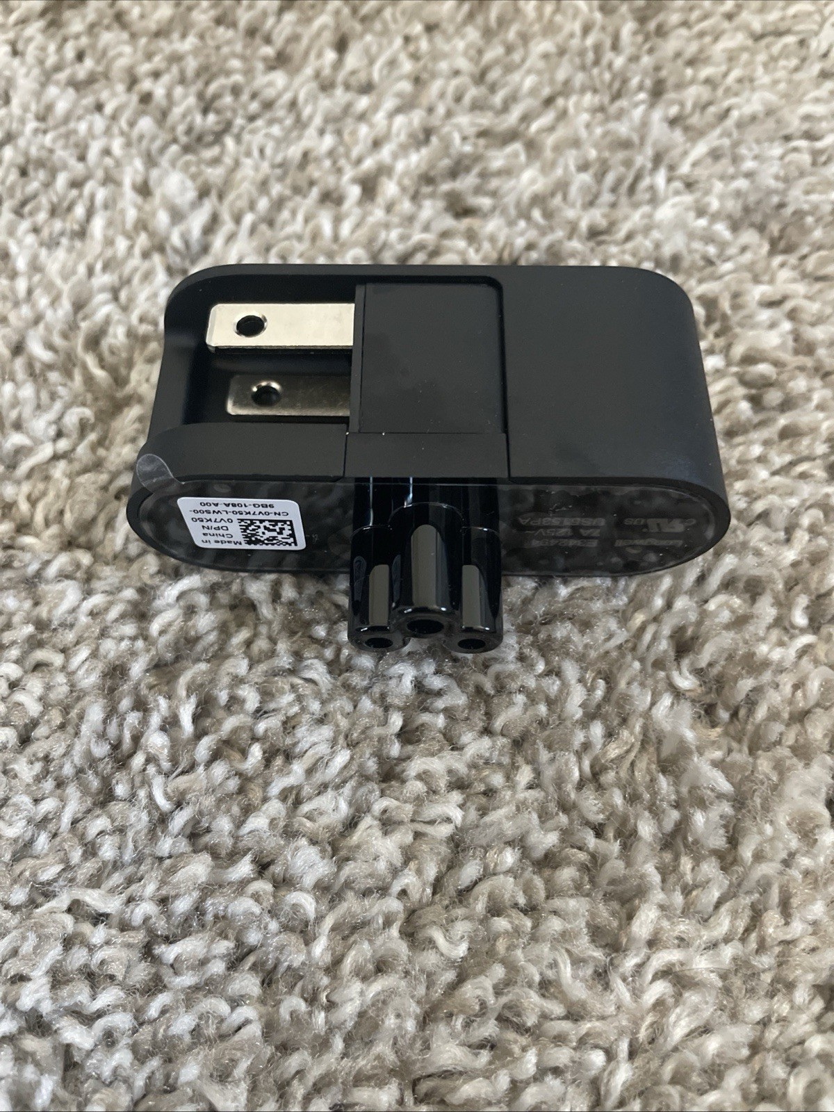 NEW DELL LONGWELL E342494 7A 125V SLIM 3-PRONG WALL PLUG POWER ADAPTER