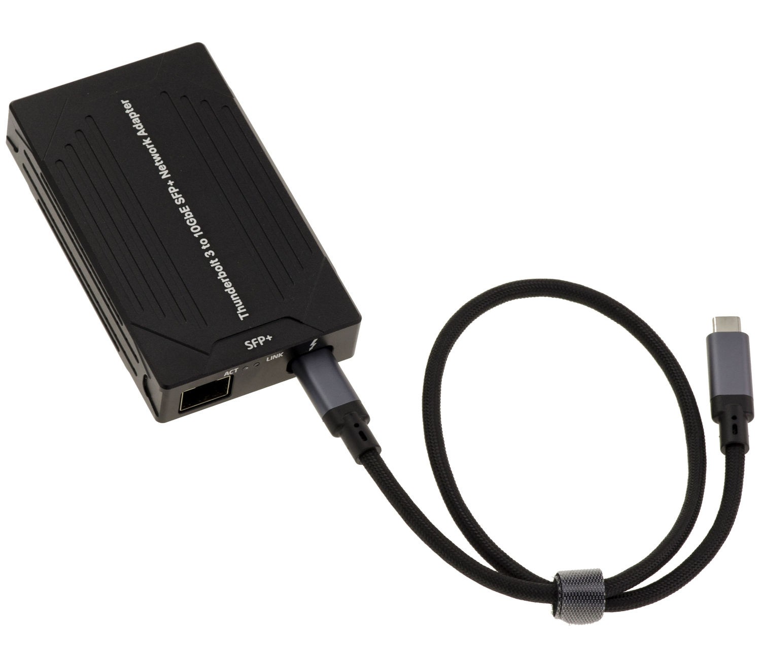 USB 4 Thunderbolt 3 10G Adapter Cable To SFP+ Fiber Network I82599