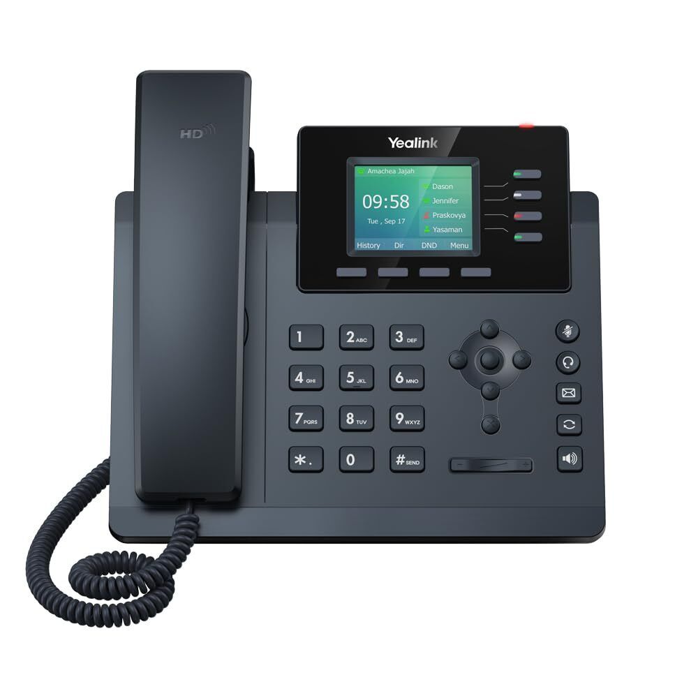 Yealink SIP-T34W Entry-level Color Screen Ip Phone With Built In Dual Band Wi-fi