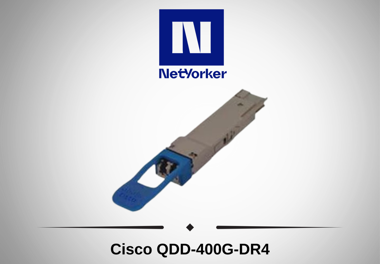 Cisco QDD-400G-DR4 400G QSFP-DD 400GBASE-DR4, MPO SMF 500m Transceiver