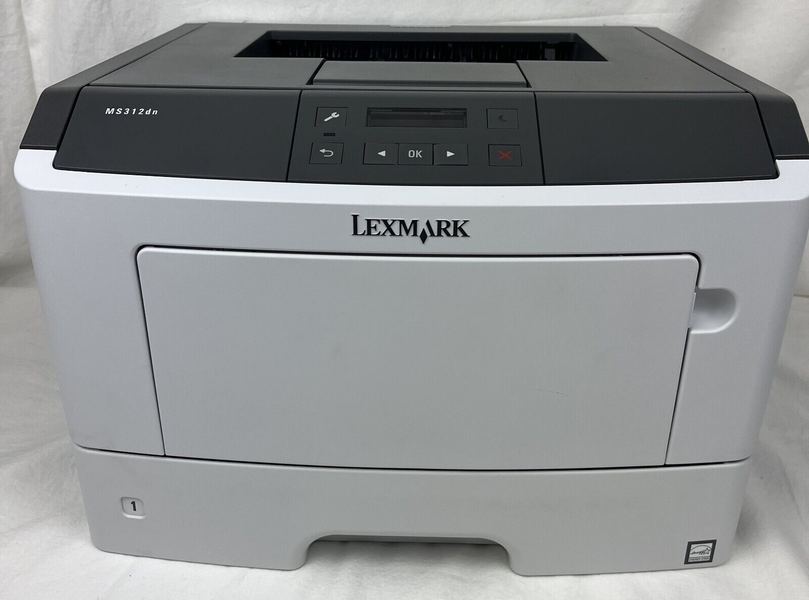 LEXMARK MS312DN Network Laser Monochrome Printer Duplex Low Page Count TESTED