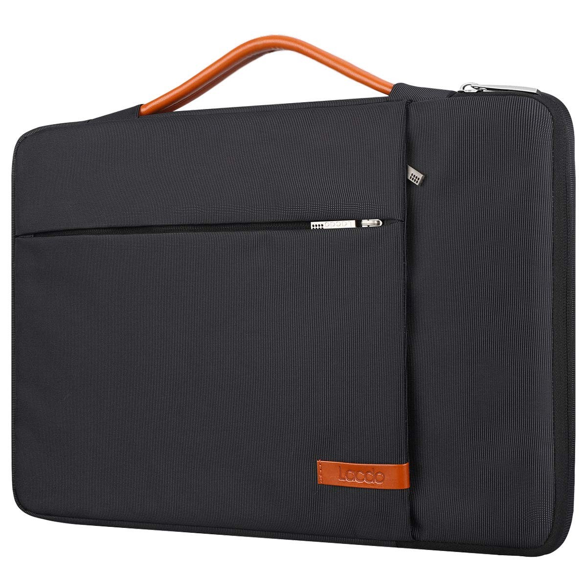 Lacdo 360° Protective Laptop Sleeve Case for New MacBook Pro 14 Inch, Black