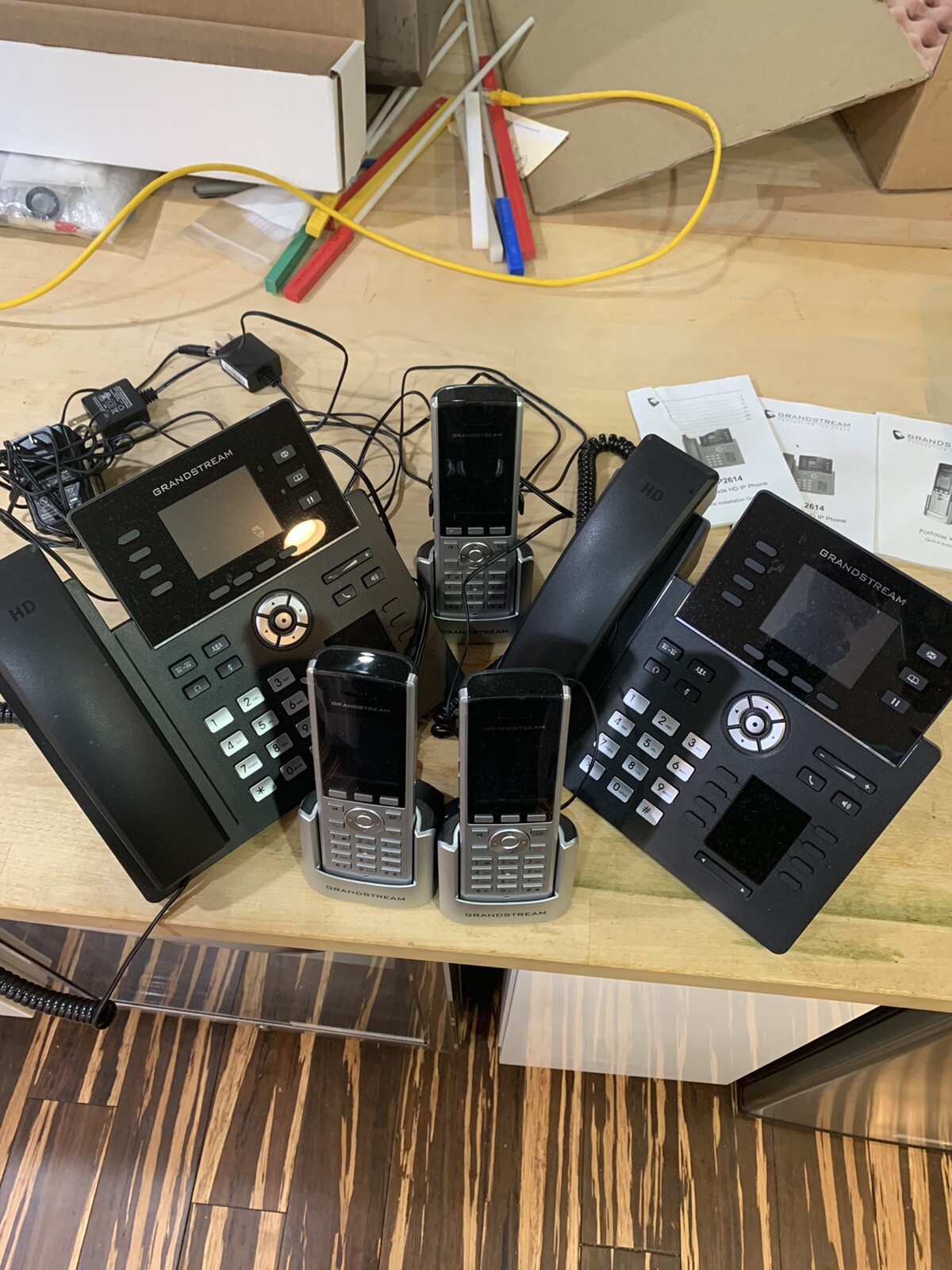 Grandstream GRP2614 and WP820 VOIP Phone Systems