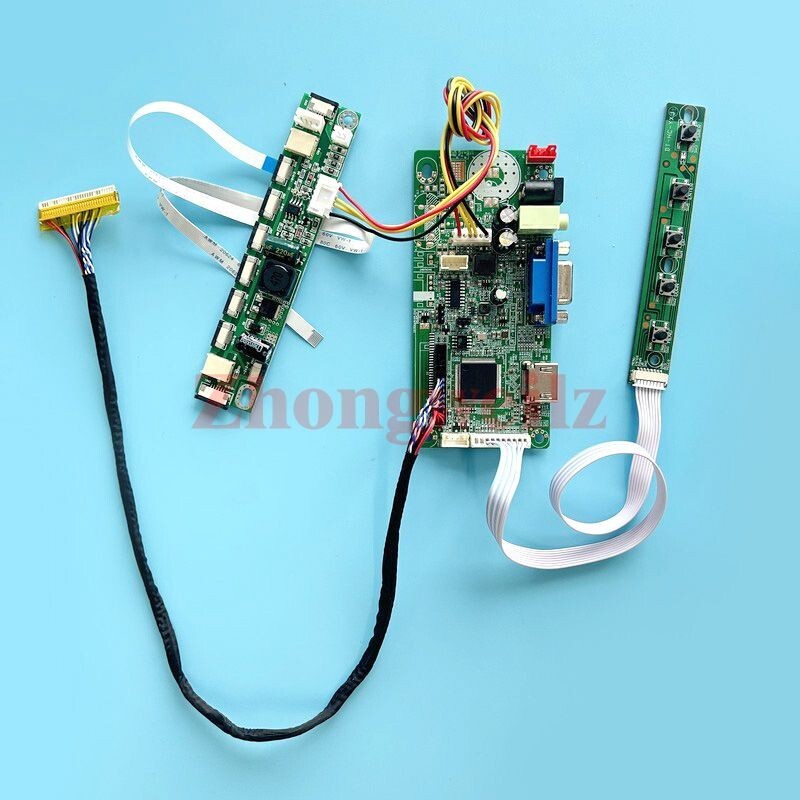 Used For B154EW09 V2/V3 LVDS 30 Pin HDMI+VGA Screen 1280x800 LCD Driver ...