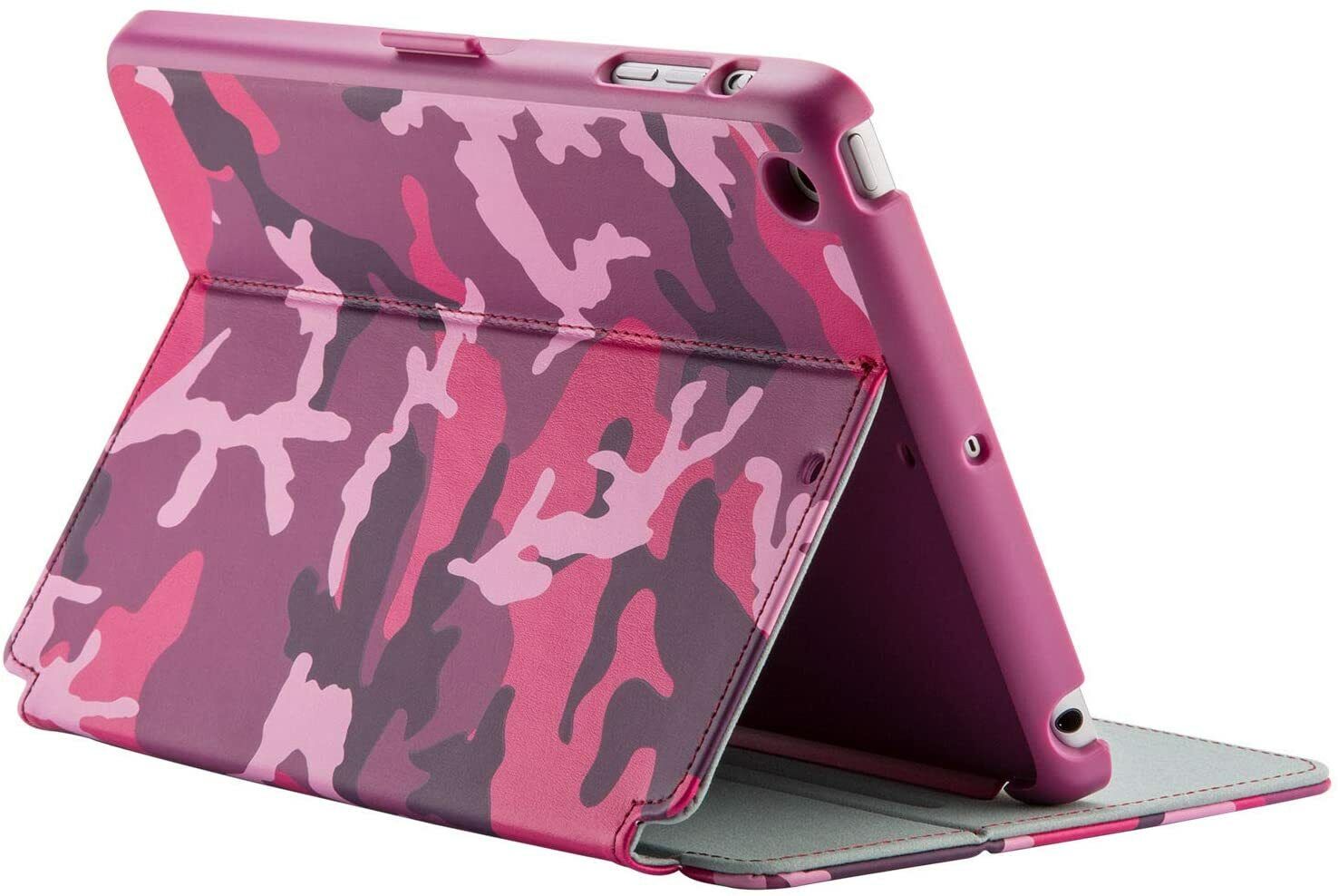 Speck Stylefolio Tablet Case iPad mini 3 2 1 Smart Camo Grey Boysenberry Purple