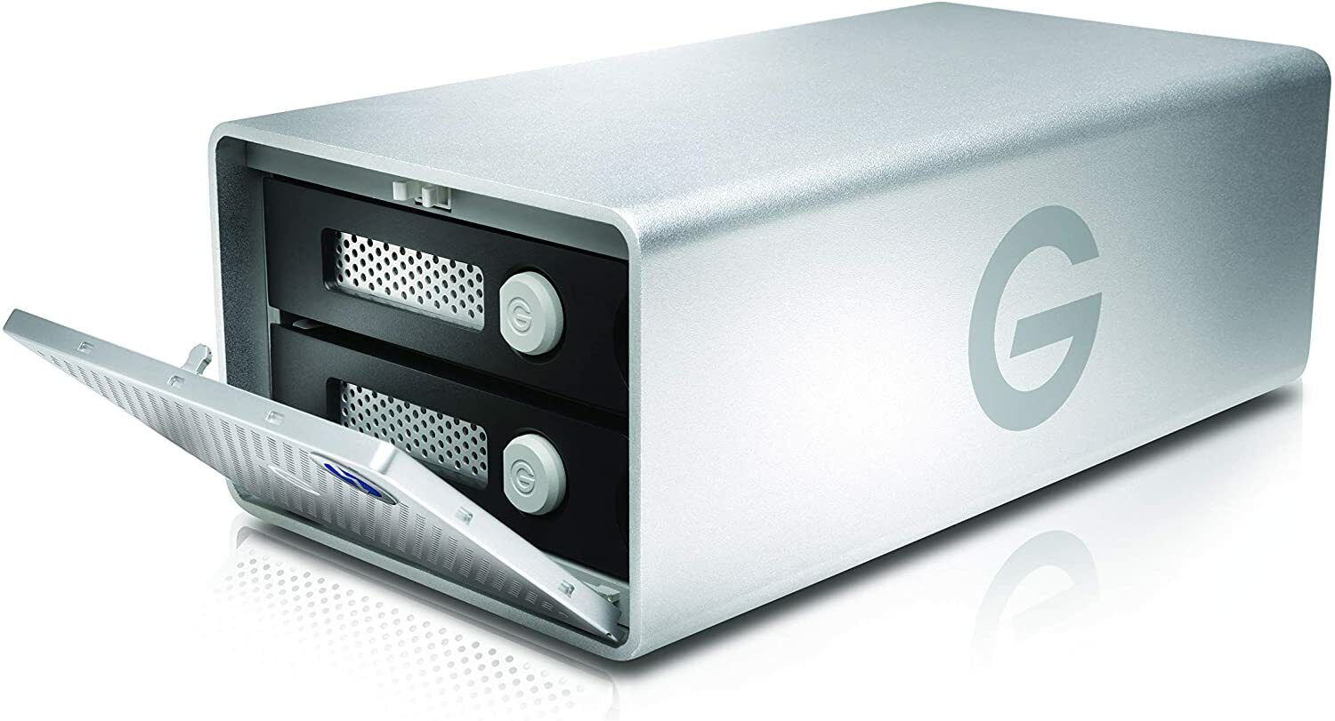 TWO DRIVES - G-Technology 24TB G-Raid with Thunderbolt 3, USB-C (USB 3.1 Gen 2)
