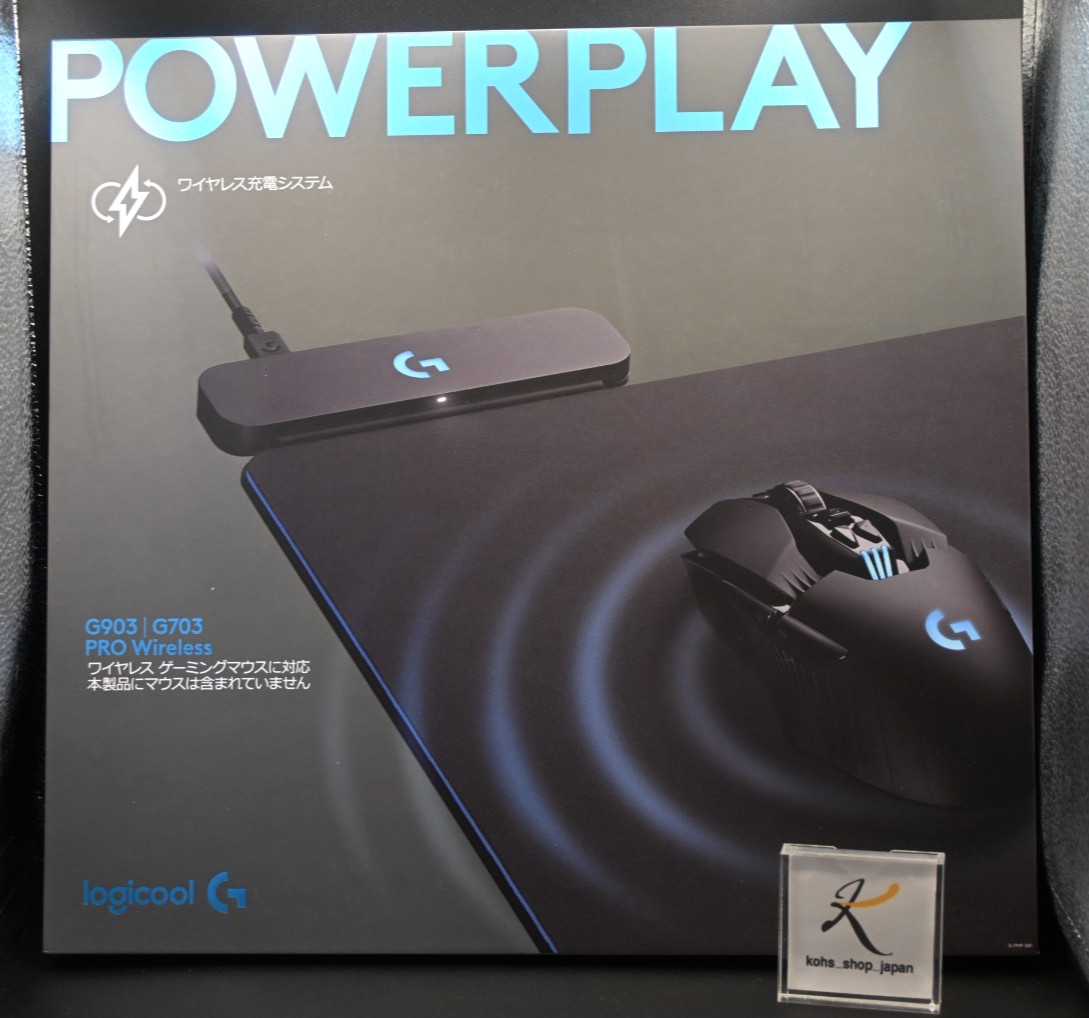 【US/DDP】 Logitech G Series Gaming Mouse Pad G-PMP-001 POWERPLAY Black NEW F/J JP