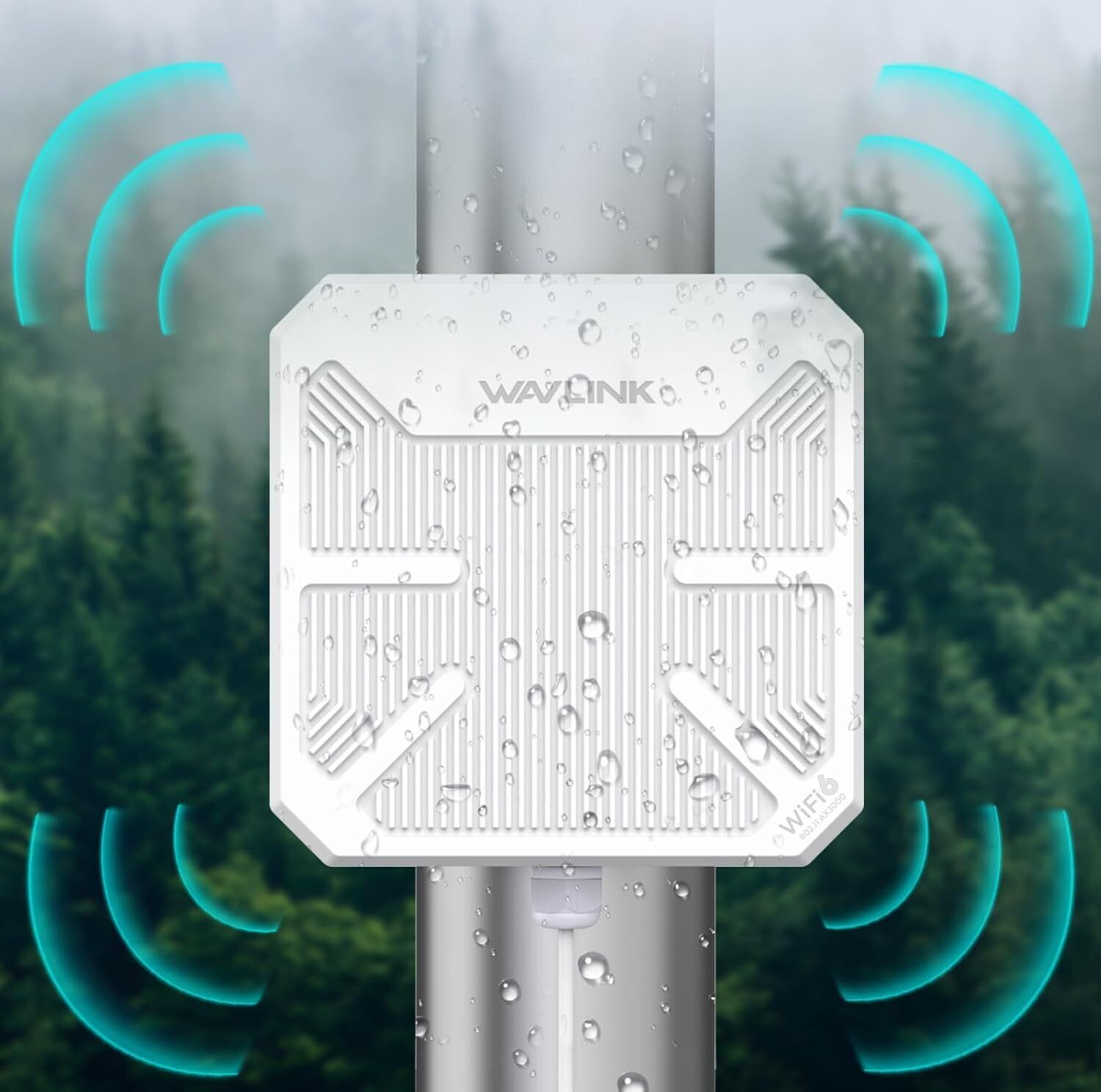 AX3000 Outdoor WiFi 6 Gigabit Dual Band Router IP67 Weathproof up to 256 Devices