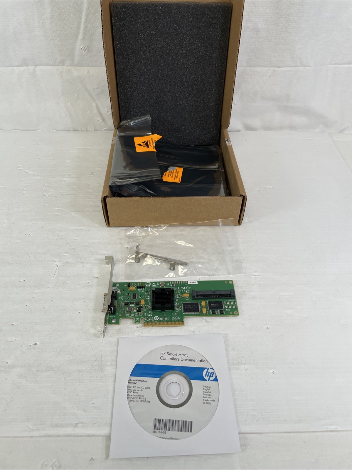 LSI Logic SAS3442E-HP 3 Gb/s SAS RAID Controller L3-00120-05B LP 416155-001