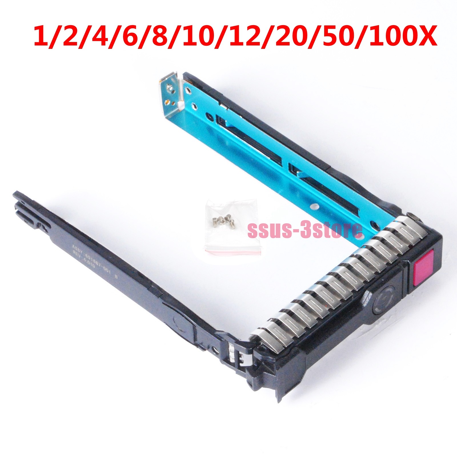 Lot HP 2.5" SFF Tray Caddy 651687-001 For DL360 SL380 DL380p DL360p G8 G9 G10