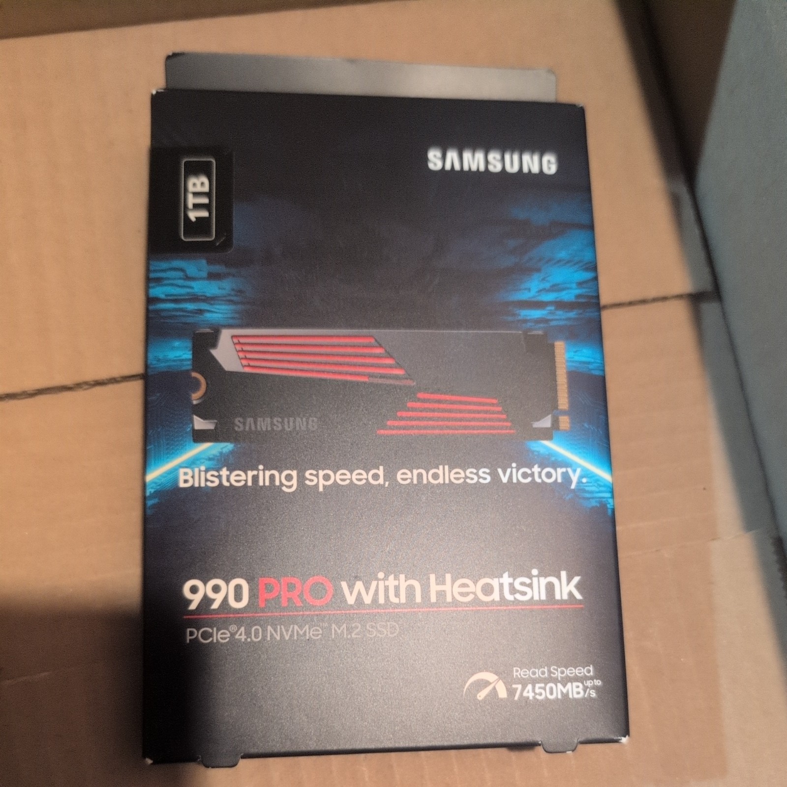 Samsung 990 Pro 1TB - 2280 M.2 NVMe PCIe 4.0 SSD w/ Heatsink - New SEALED
