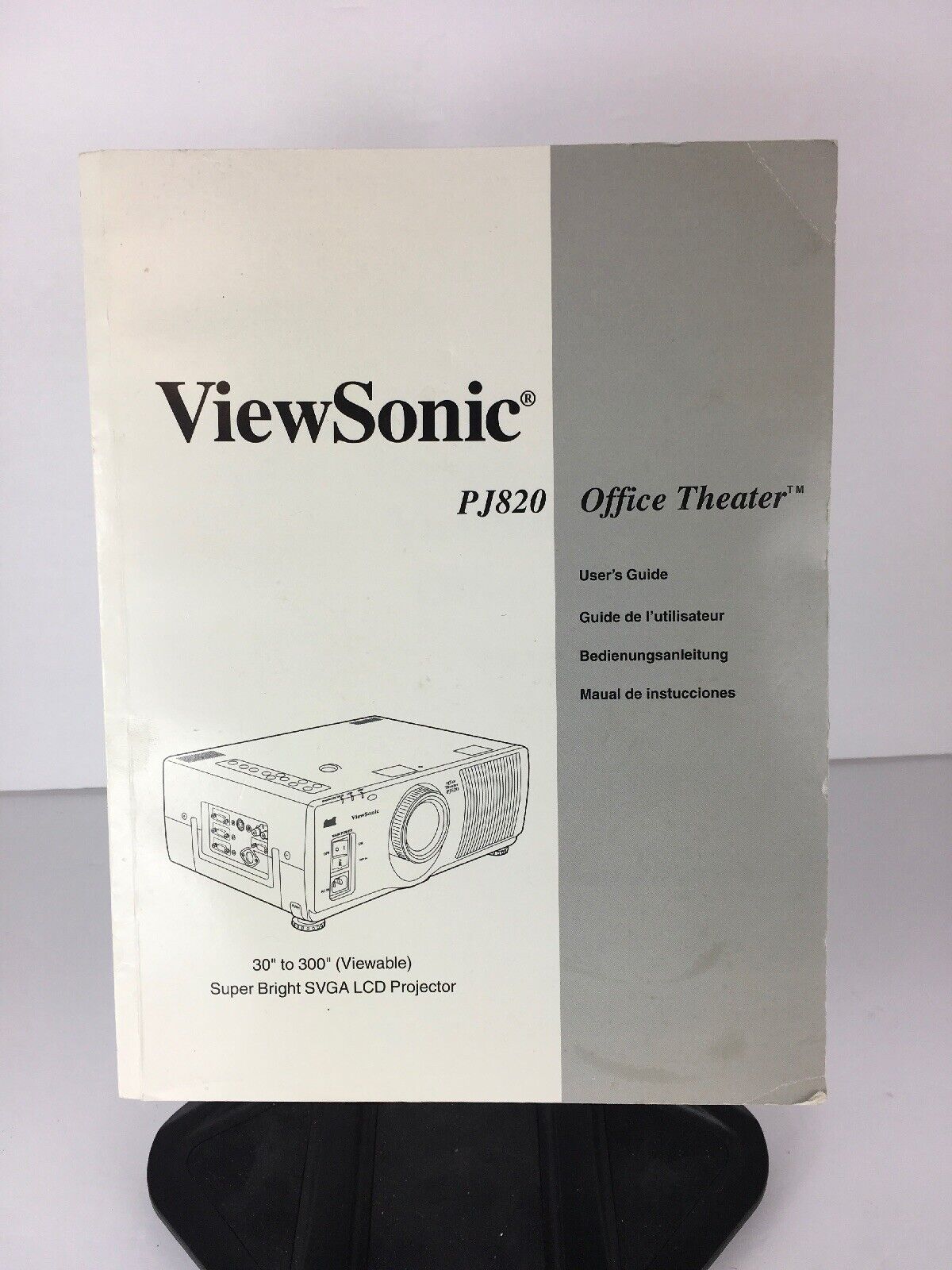 Vtg ViewSonic Office Theater PJ820 Office Theater Users Guide Manual Only.