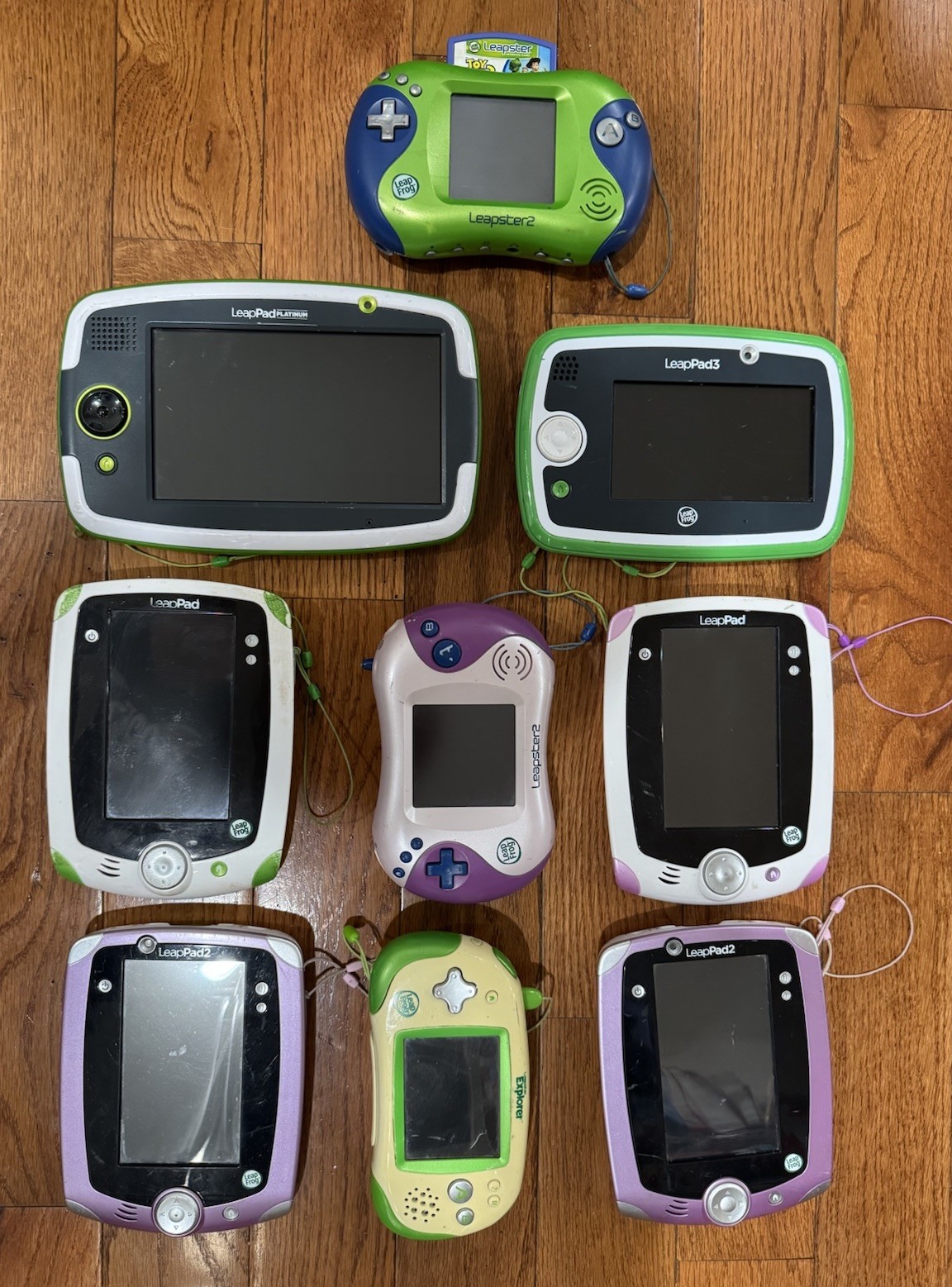 Lot Of 9 Mix Leapfrog Leappads - Untested