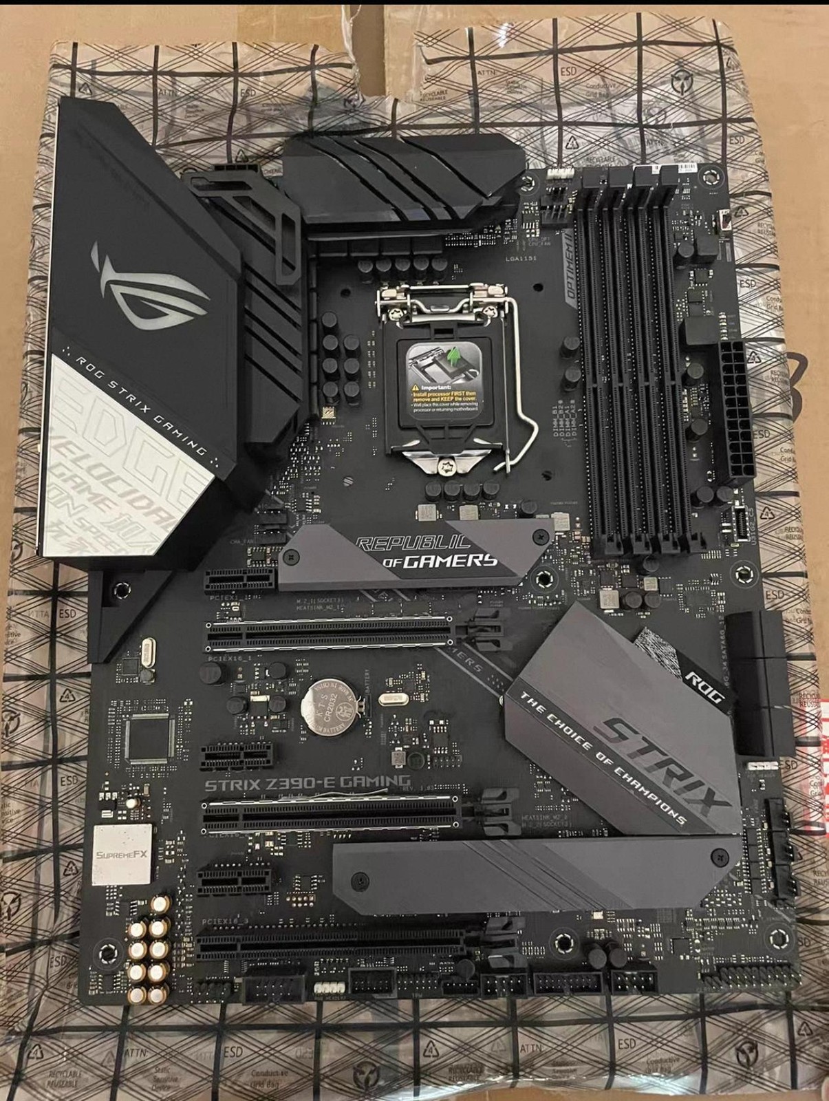 ASUS Rog Strix Z390-E Gaming LGA 1151 ATX Intel DDR4 Motherboard