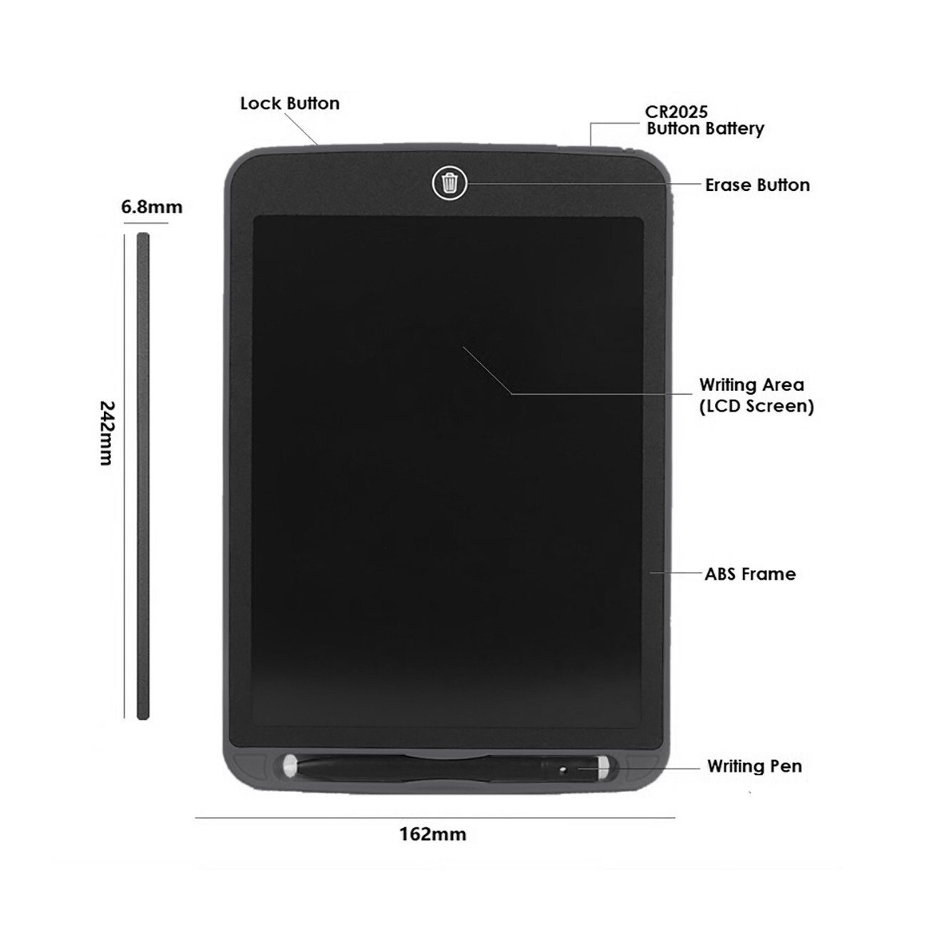 Fits For 10 inch High Quality Factory Electronic Digital Electronic LCD Writing