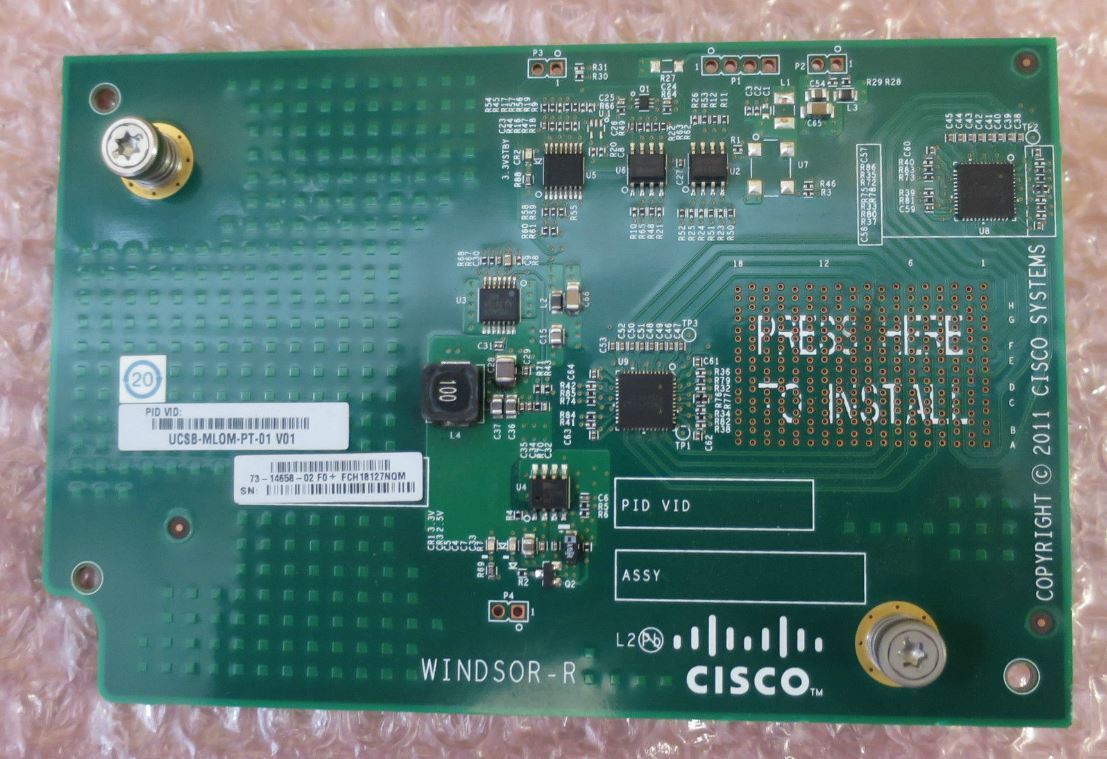 Cisco UCSB-MLOM-PT-01 UCS VIC 1240 4 Port 10Gb Interface Card for Blade Servers
