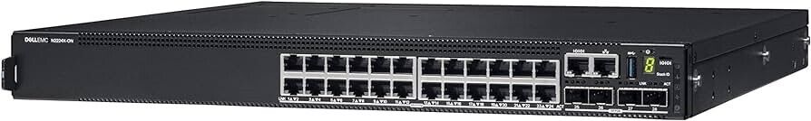 Dell N2224X-ONF 24-Port 2.5GbE Layer 3 Managed Network Switch N2224X-ON
