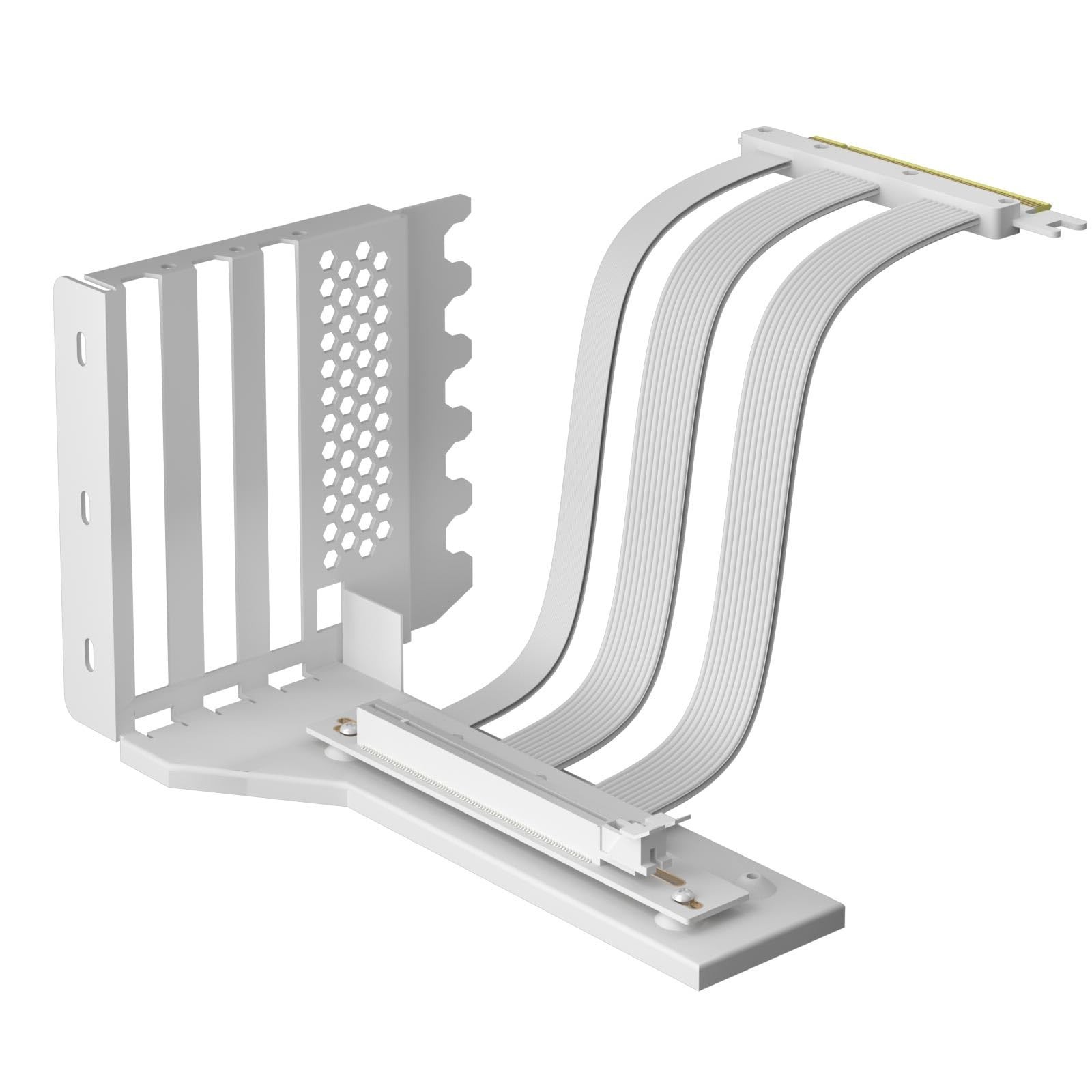 GLOTRENDS PCIe 5.0 GPU Vertical Mount Bracket with 200mm Riser Cable,2‑Slo