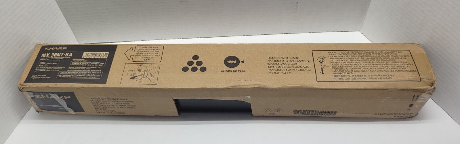 Genuine Sharp MX-36NT-BA Black Toner Cartridge