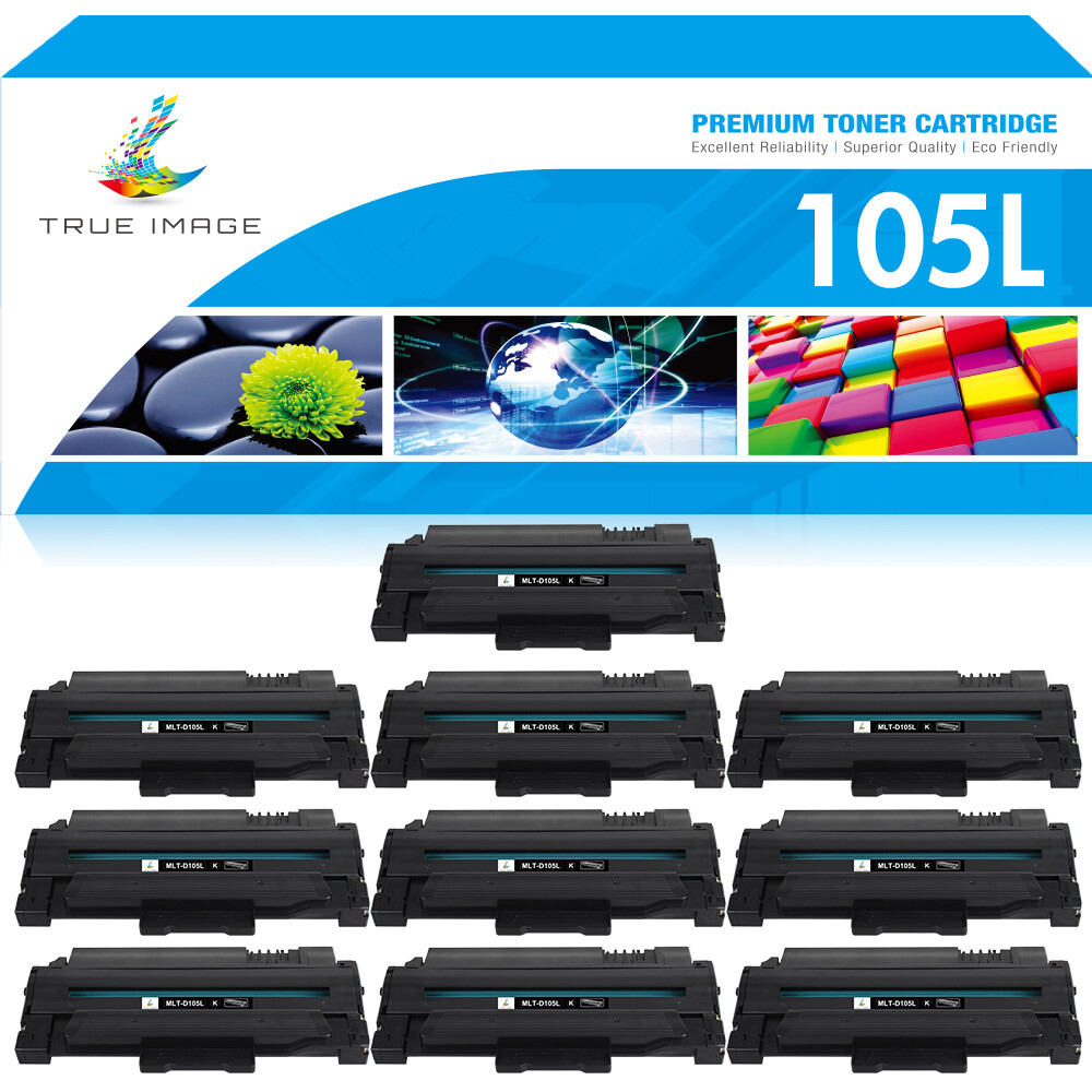 10PK MLT-D105L Toner for Samsung 105L ML-1910 ML-1915 ML-2525 ML-2525W ML-2580n