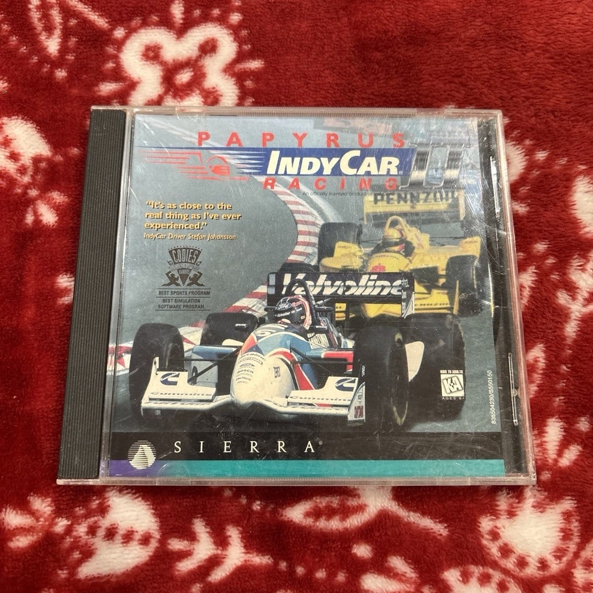 Papyrus IndyCar Racing II Sports CD Sierra PC Game Type MPN 11046