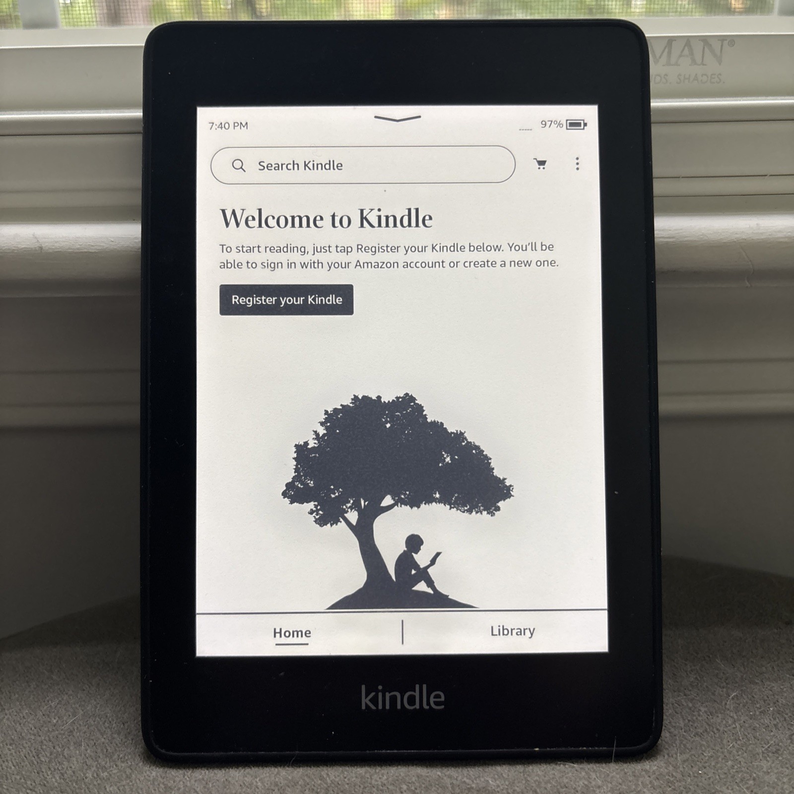 Amazon Kindle Paperwhite 10th Generation WiFi/8GB Tested & Reset Works 