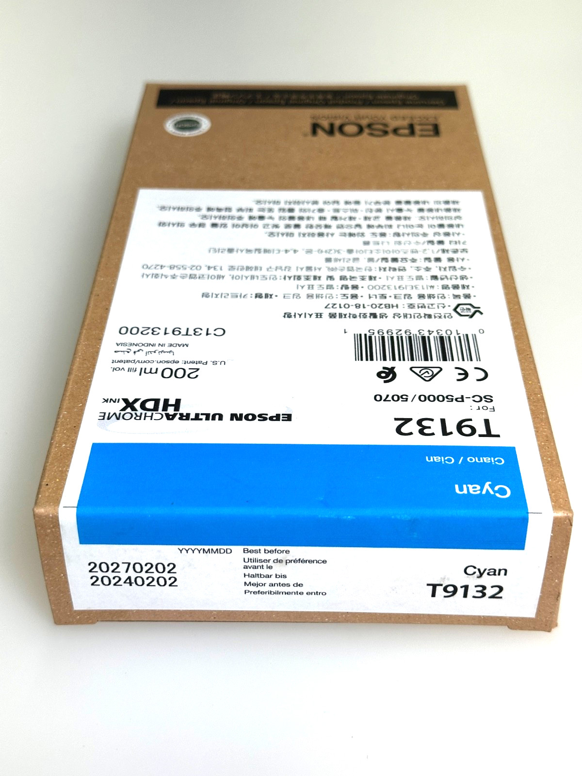 Epson Ultrachrome HDX Ink for Epson SureColor SC-P5000 Series, 200ml