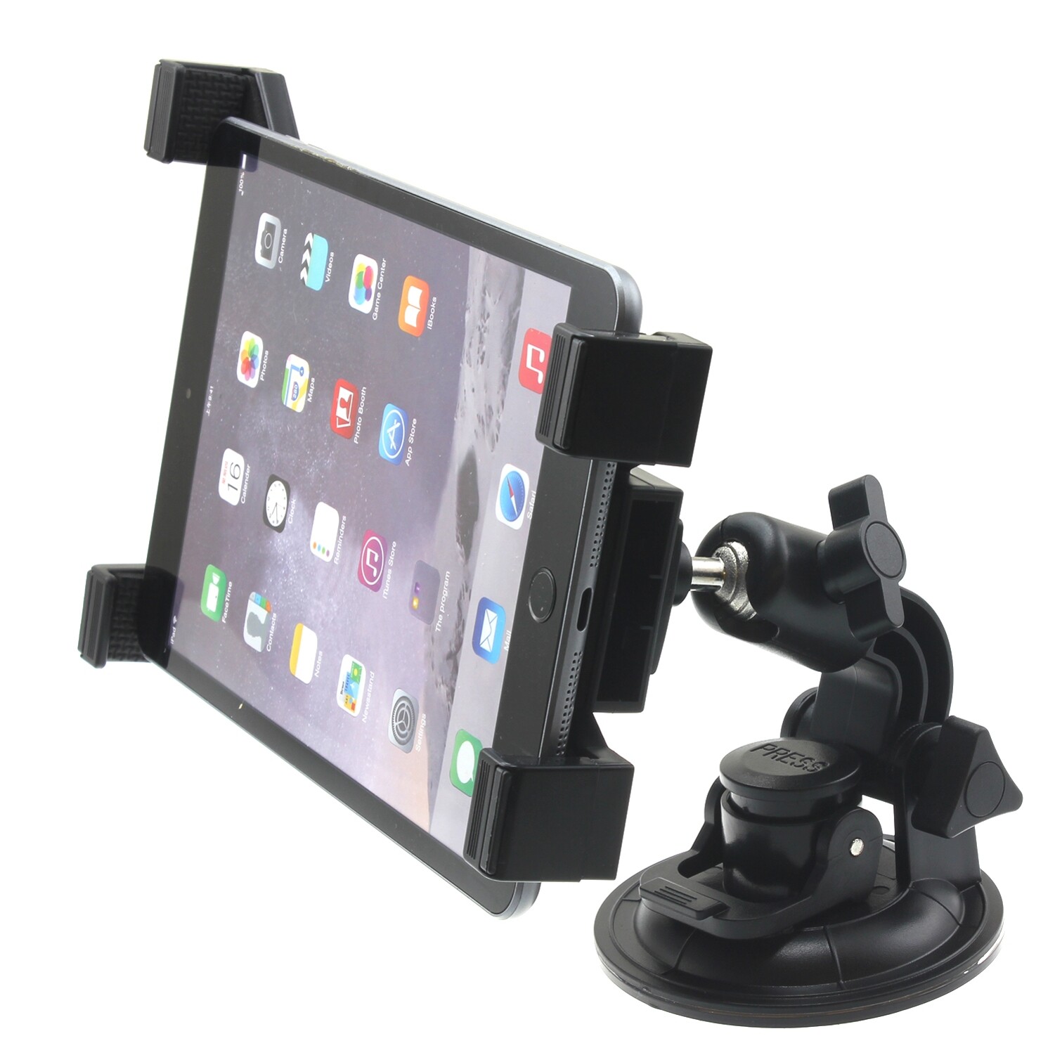 For Galaxy Tab S7/S8/S9 Dash Car Mount Windshield Holder Swivel Cradle