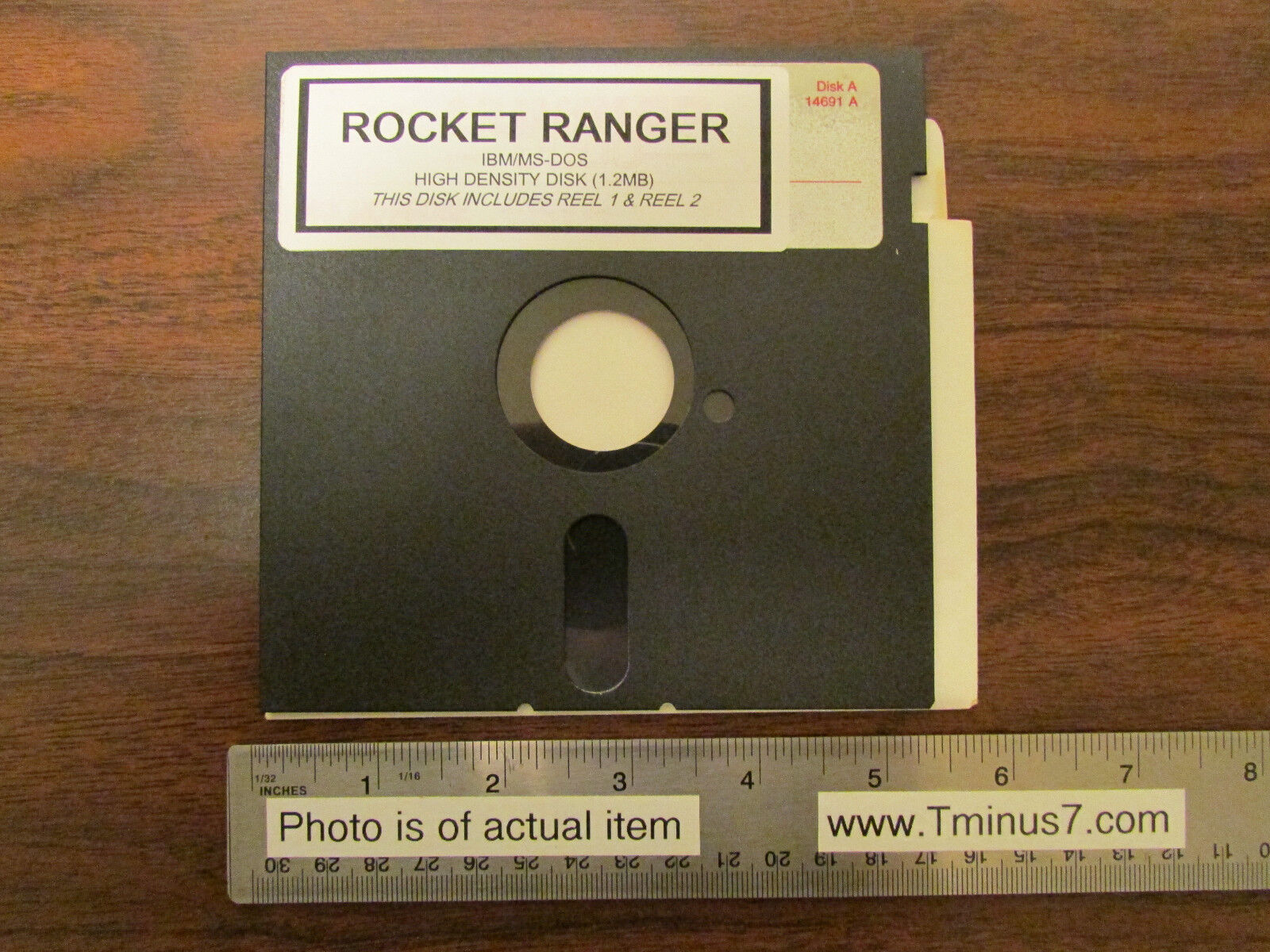 Vintage Software Rocket Ranger IBM MS-DOS On 5.25 Floppy