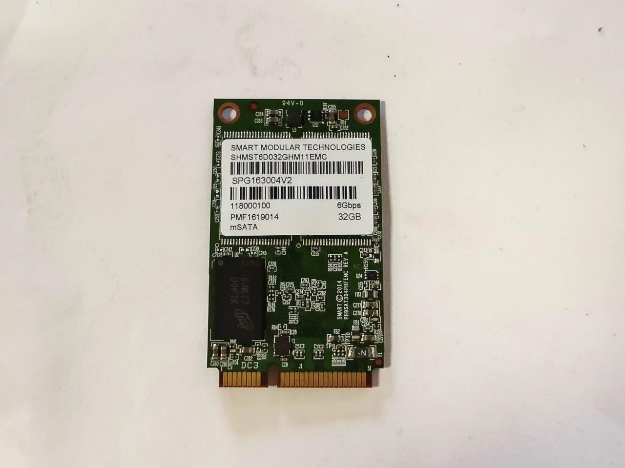 SMART Modular Technologies SHMST6D032GHM11 EMC mSATA 32GB 3G SSD Card