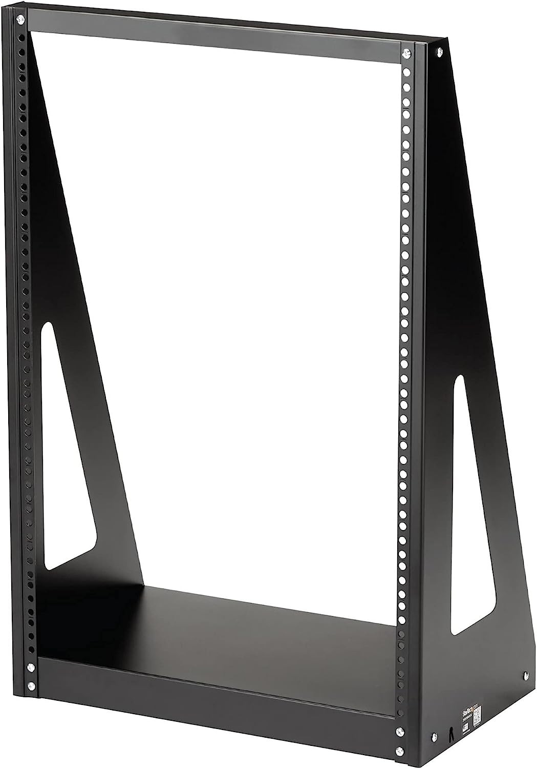 Startech 16U 2-Post Open Frame Desktop Server Rack, 19In Compact Space-Saving Fl