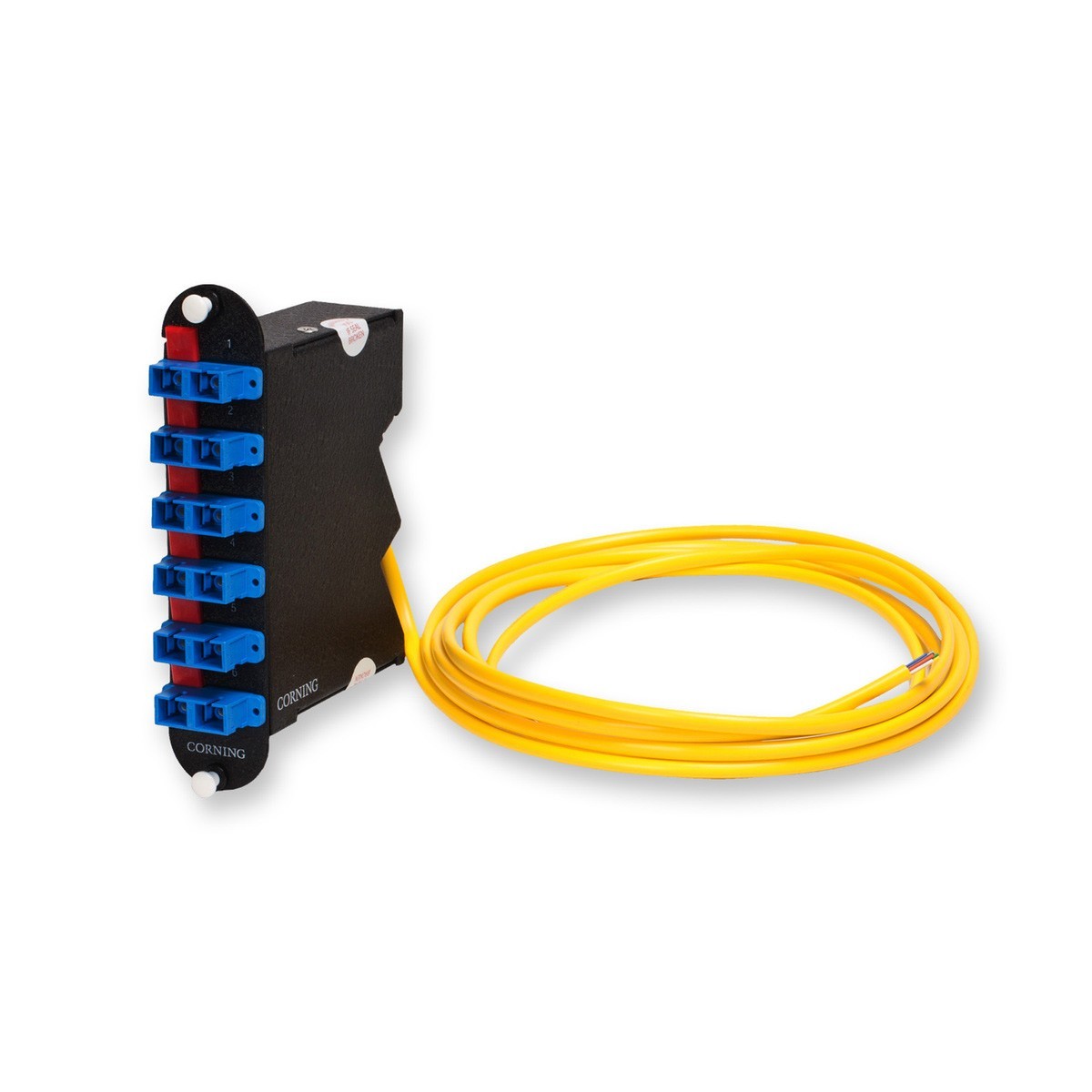 Corning CCH-RM12-A9-P03RH 12 Fiber Duplex LC Connector CCH Module with Pigtailed